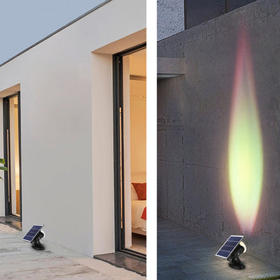 Simplicité Moderne Solaire Étanche Aluminium Cristal En Forme de Caméra LED Lumière Extérieure Ambiante Projecteur Pour Jardin Et Patio Extérieur 