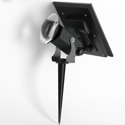 Simplicité Moderne Solaire Étanche Aluminium Cristal En Forme de Caméra LED Lumière Extérieure Ambiante Projecteur Pour Jardin Et Patio Extérieur 
