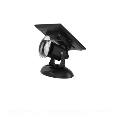 Simplicité Moderne Solaire Étanche Aluminium Cristal En Forme de Caméra LED Lumière Extérieure Ambiante Projecteur Pour Jardin Et Patio Extérieur 
