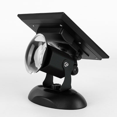 Simplicité Moderne Solaire Étanche Aluminium Cristal En Forme de Caméra LED Lumière Extérieure Ambiante Projecteur Pour Jardin Et Patio Extérieur 