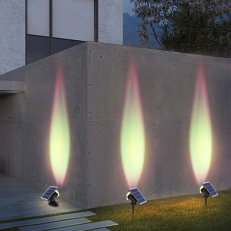 Simplicité Moderne Solaire Étanche Aluminium Cristal En Forme de Caméra LED Lumière Extérieure Ambiante Projecteur Pour Jardin Et Patio Extérieur 