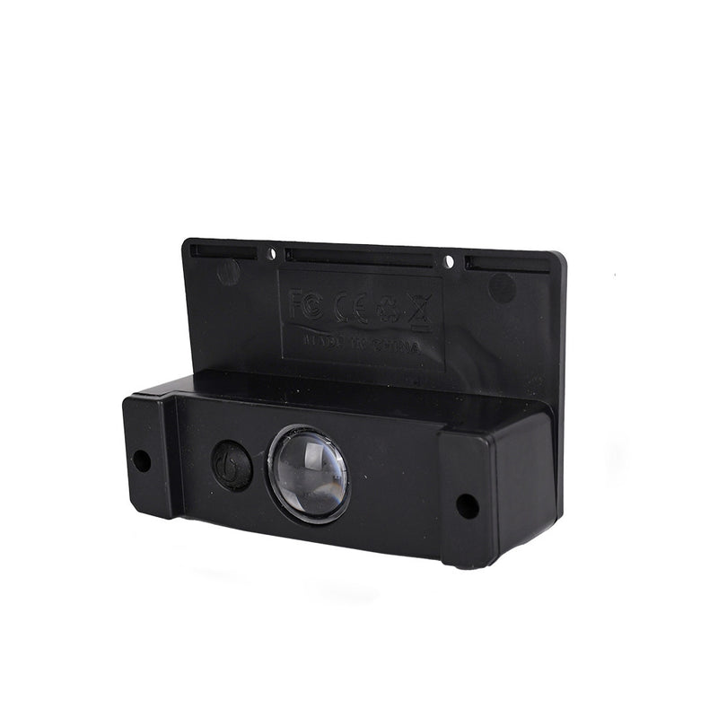 Lampe murale LED rectangulaire en ABS solaire étanche à la simplicité moderne pour jardin et patio extérieur 