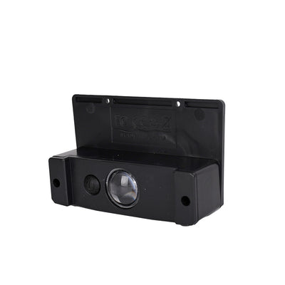 Lampe murale LED rectangulaire en ABS solaire étanche à la simplicité moderne pour jardin et patio extérieur 