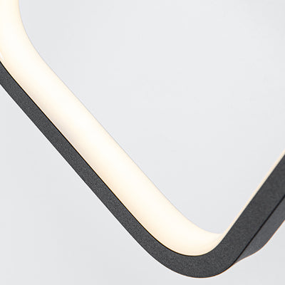 Moderne minimalistische Wandlampe aus Eisen, Aluminium und Harz mit rechteckiger Form und kabelloser Telefonladefunktion für das LED-Bett 