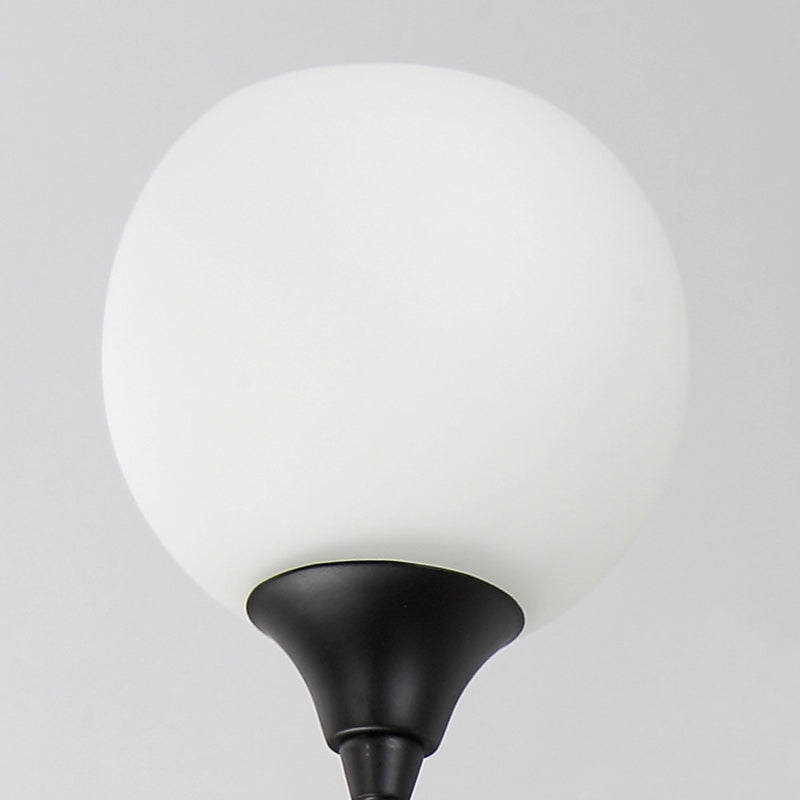 Contemporary Nordic Glass Crystal Iron Bubble Branch 1/2-Light Wall Sconce Lamp For Living Room & Bedroom