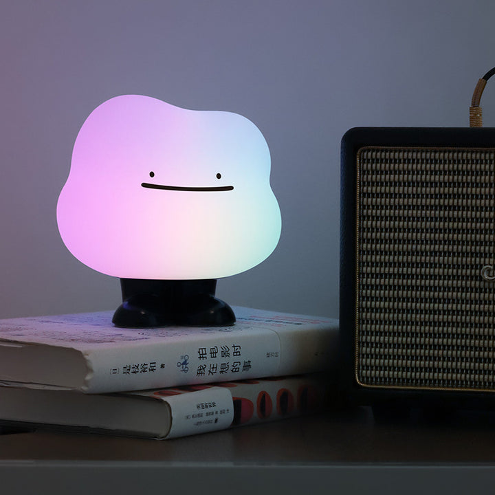 Lámpara de mesa nocturna LED recargable de nube linda de silicona ABS creativa contemporánea para dormitorio 
