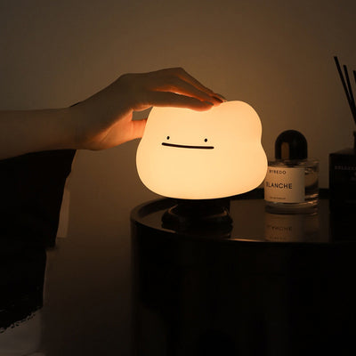 Zeitgenössische kreative Silikon-ABS-niedliche Wolke LED wiederaufladbare Nachtlicht-Tischlampe für Schlafzimmer 