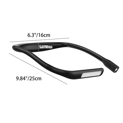 Lámpara de escritorio recargable LED en forma de U de silicona ABS minimalista moderna para dormitorio y estudio 
