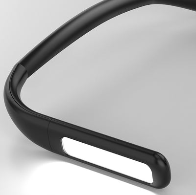 Lámpara de escritorio recargable LED en forma de U de silicona ABS minimalista moderna para dormitorio y estudio 