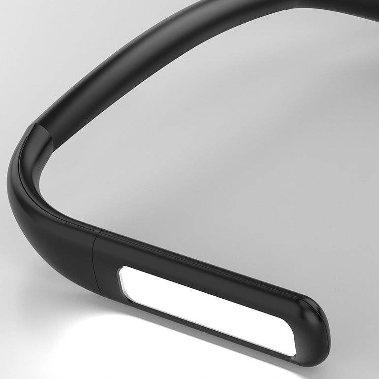 Lámpara de escritorio recargable LED en forma de U de silicona ABS minimalista moderna para dormitorio y estudio 