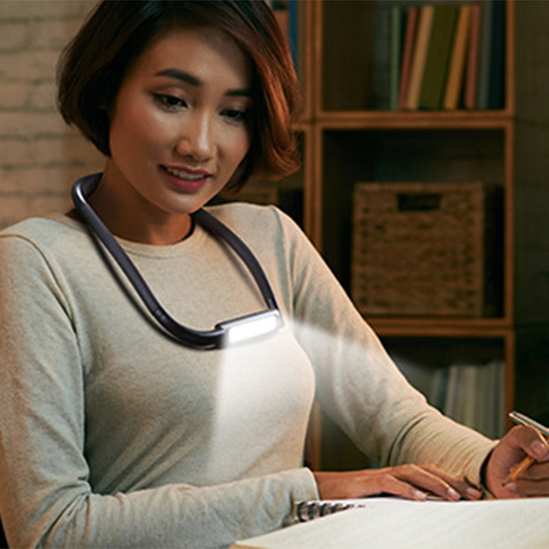 Lámpara de escritorio recargable LED en forma de U de silicona ABS minimalista moderna para dormitorio y estudio 