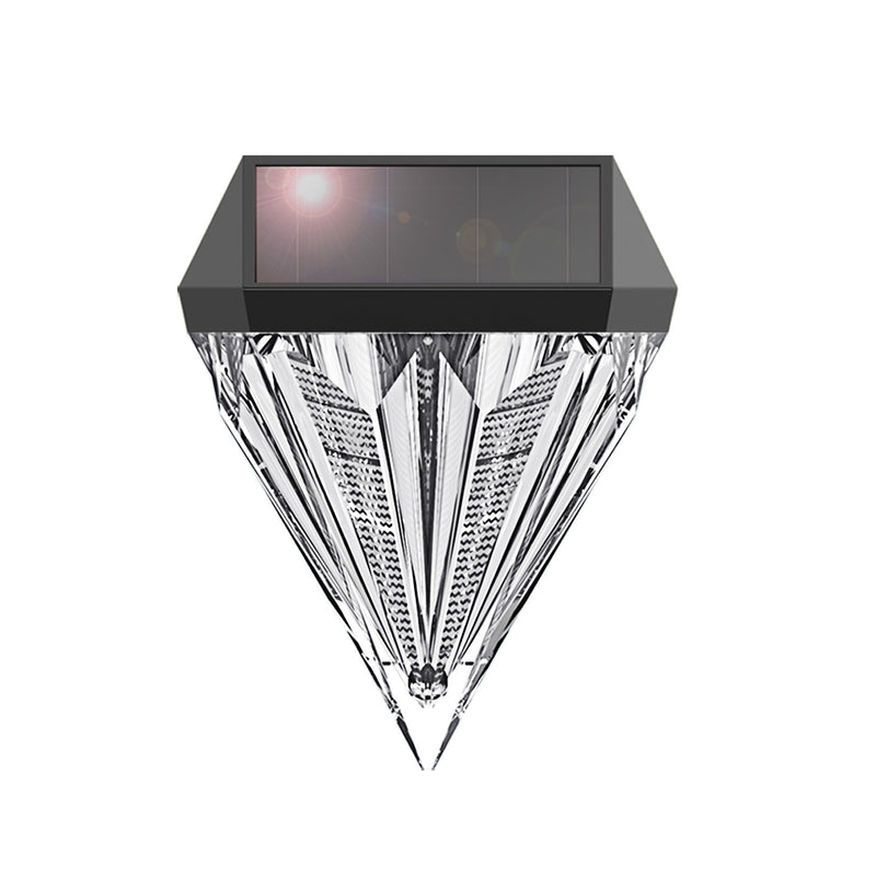 Lampadaire mural extérieur à LED en diamant ABS et PS étanche à l&