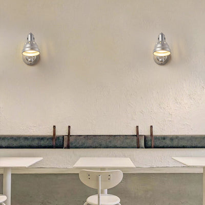 Applique murale contemporaine en aluminium et fer demi-dôme réglable à 1 lumière pour couloir et salle à manger 
