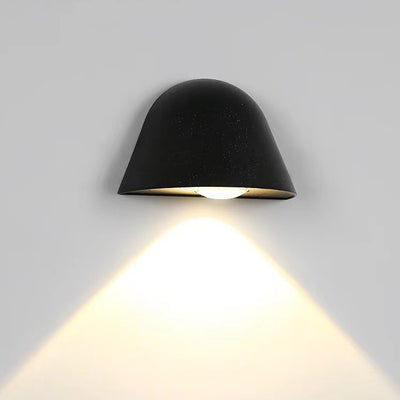 مصباح حائط LED مستوحى من جرس الباب الألمنيوم المقاوم للماء الحديث للنورديك للفناء الخارجي 
