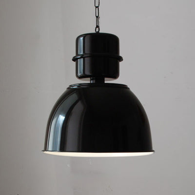 Suspension lumineuse contemporaine en fer de forme ronde avec un bol à 1 lumière pour salle à manger 
