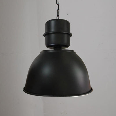Suspension lumineuse contemporaine en fer de forme ronde avec un bol à 1 lumière pour salle à manger 