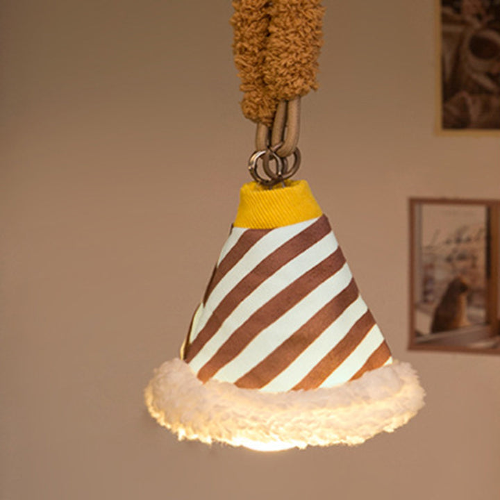 Moderne Art Deco Stoff Wiederaufladbare Glockenstreifen LED Wandlampen Nachtlicht für den Einsatz am Bett im Schlafsaal 