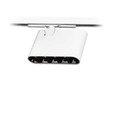 ضوء كشاف LED مستطيل ذو مؤشر تجسيد لوني عالي - مصباح سقف شبه مدمج من الألومنيوم بأسلوب بسيط للمكتب المنزلي 