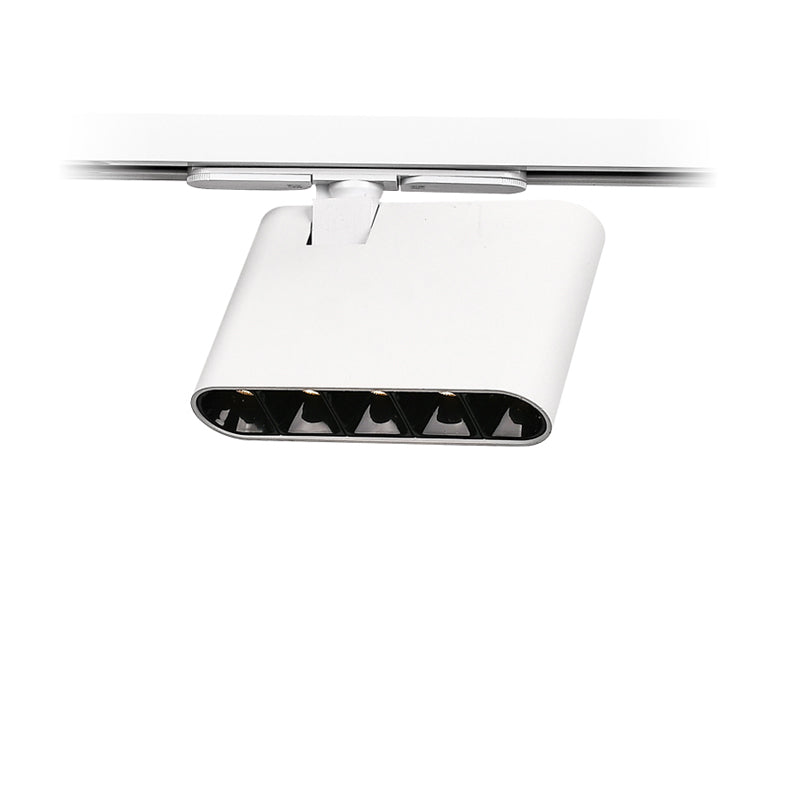 ضوء كشاف LED مستطيل ذو مؤشر تجسيد لوني عالي - مصباح سقف شبه مدمج من الألومنيوم بأسلوب بسيط للمكتب المنزلي 