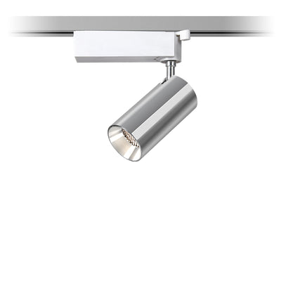 Spot encastré à LED en aluminium réglable - Plafonnier semi-encastré industriel en forme de cylindre pour maison et bureau 