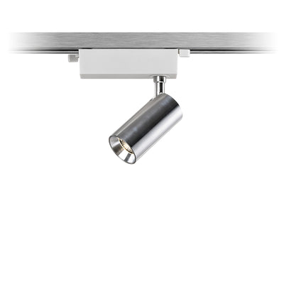 Spot encastré à LED en aluminium réglable - Plafonnier semi-encastré industriel en forme de cylindre pour maison et bureau 