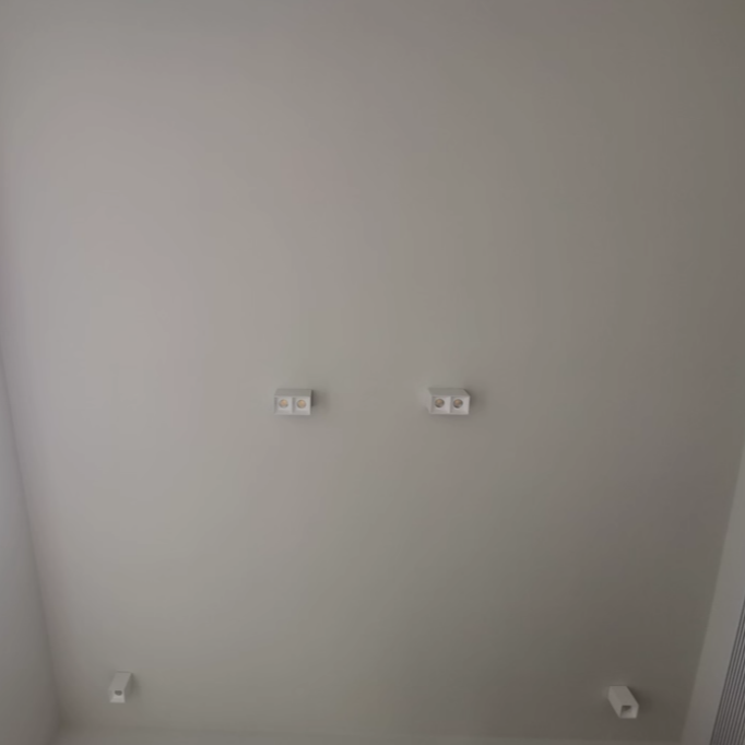 Spot LED encastré monté en surface - Plafonnier minimaliste en aluminium pour salon 