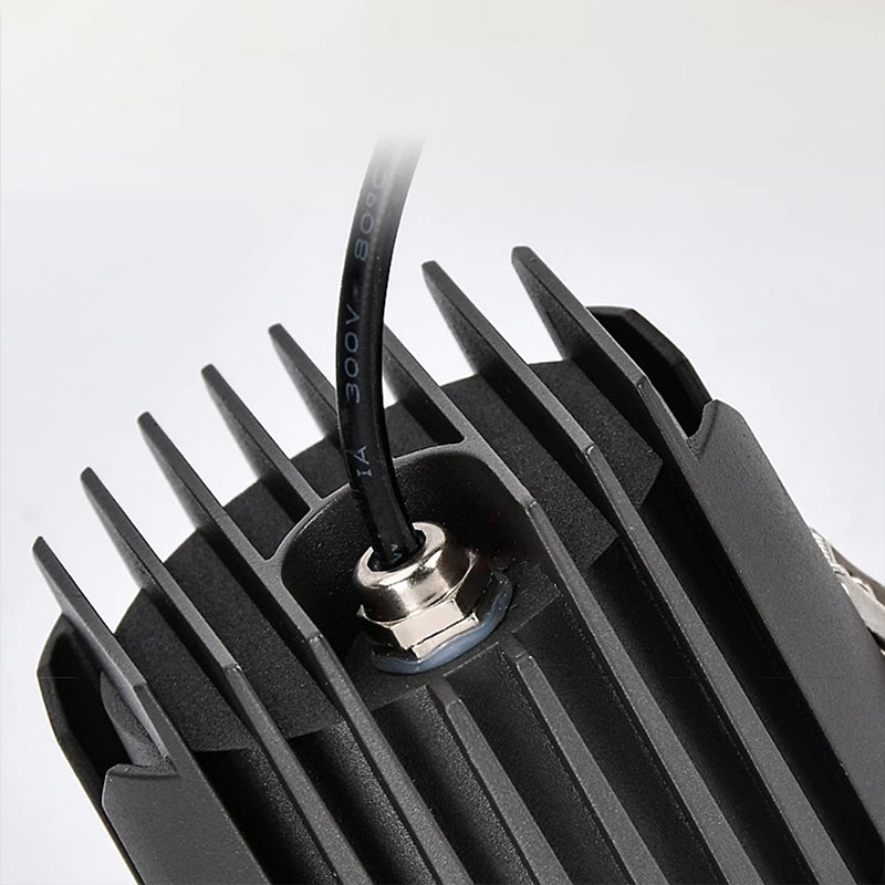 Spot LED encastré étanche - Plafonnier encastré rond en aluminium pour salle de bain 