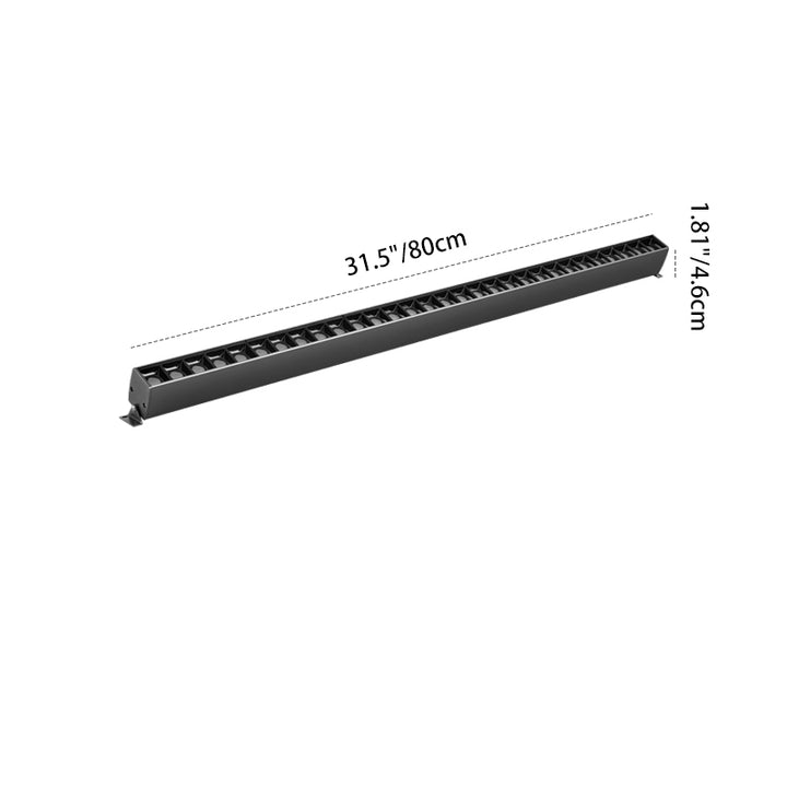 90° drehbare lineare LED-Deckenleuchte - Verstellbare Wandwaschleuchte für Zuhause und Büro 