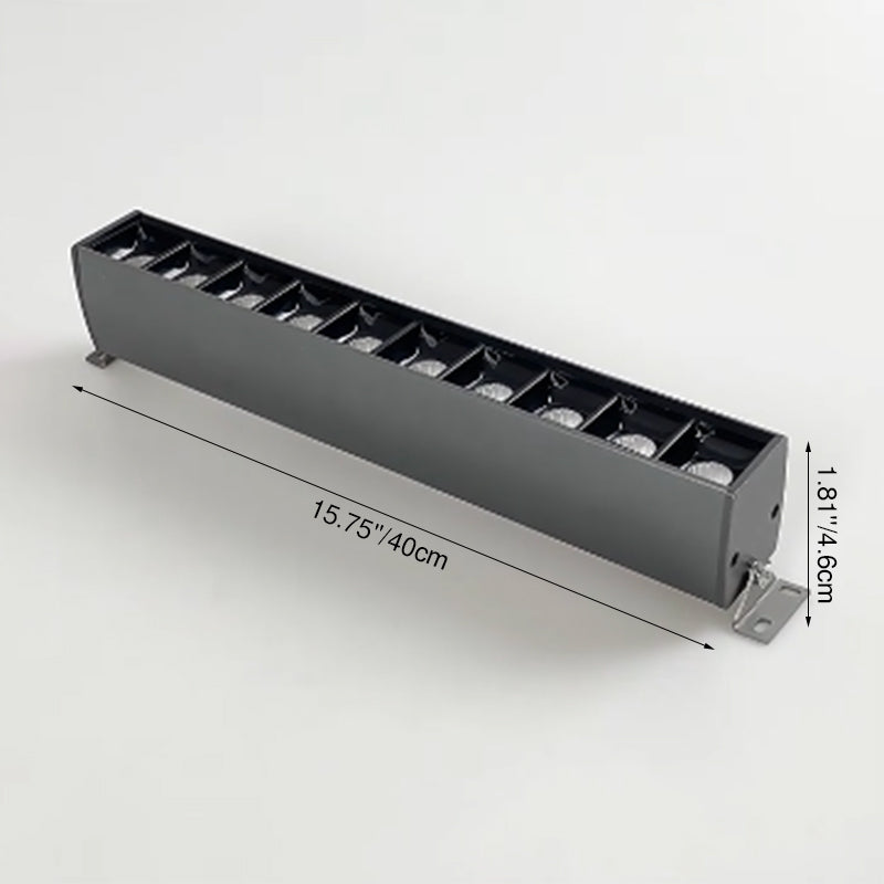 90° Rotatable Linear LED Flush Mount Ceiling Light - Adjustable Wall Washer Light For Home Office