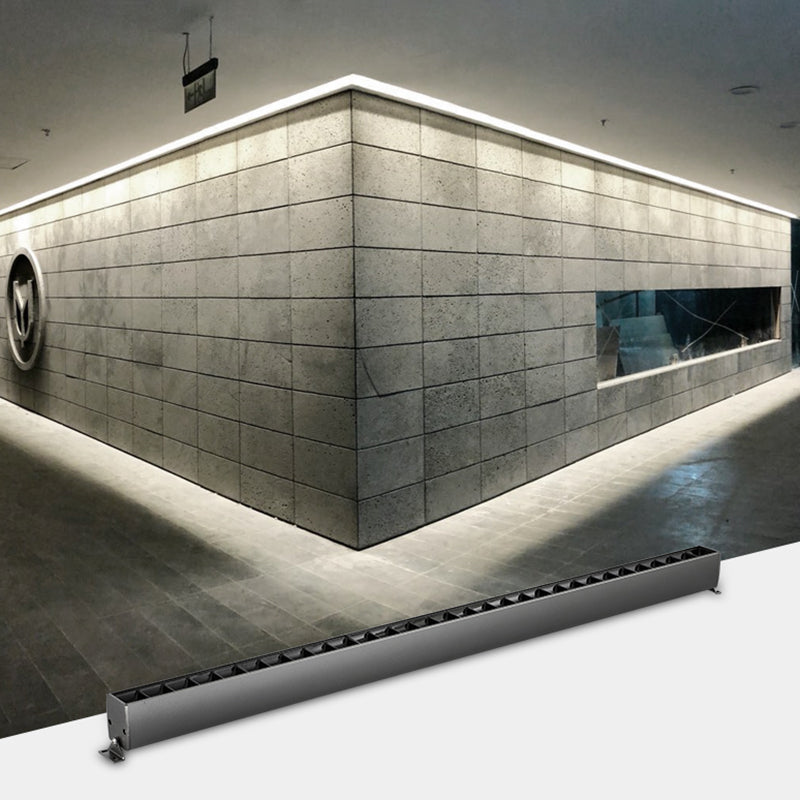 90° Rotatable Linear LED Flush Mount Ceiling Light - Adjustable Wall Washer Light For Home Office