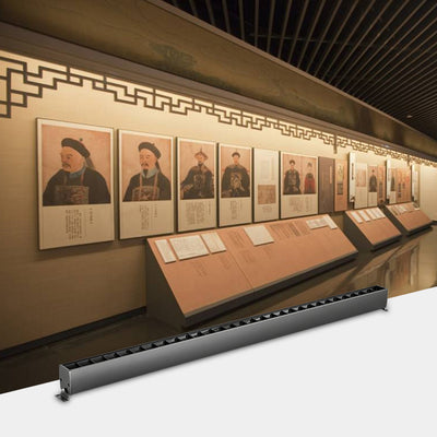 90° Rotatable Linear LED Flush Mount Ceiling Light - Adjustable Wall Washer Light For Home Office