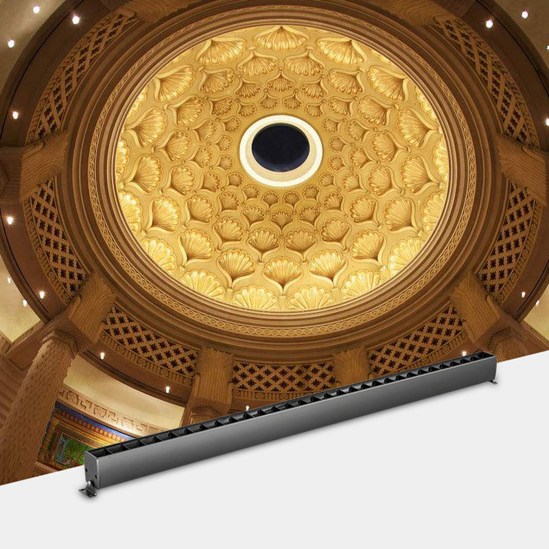 90° Rotatable Linear LED Flush Mount Ceiling Light - Adjustable Wall Washer Light For Home Office