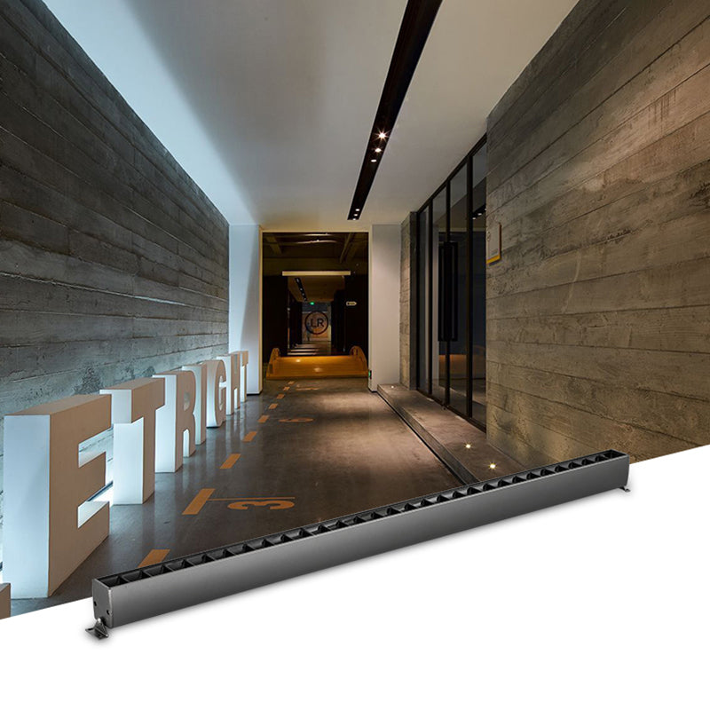 90° Rotatable Linear LED Flush Mount Ceiling Light - Adjustable Wall Washer Light For Home Office