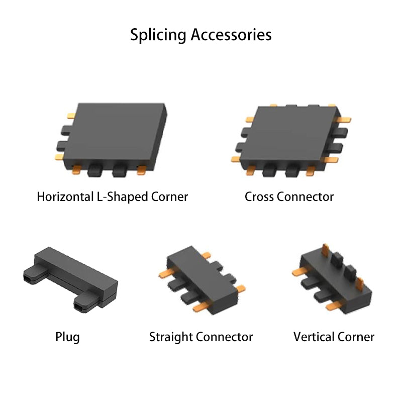 Ultra-Thin Surface Mounted Magnetic Track Light - Adjustable Spotlight Flush Mount Ceiling Light For Living Room