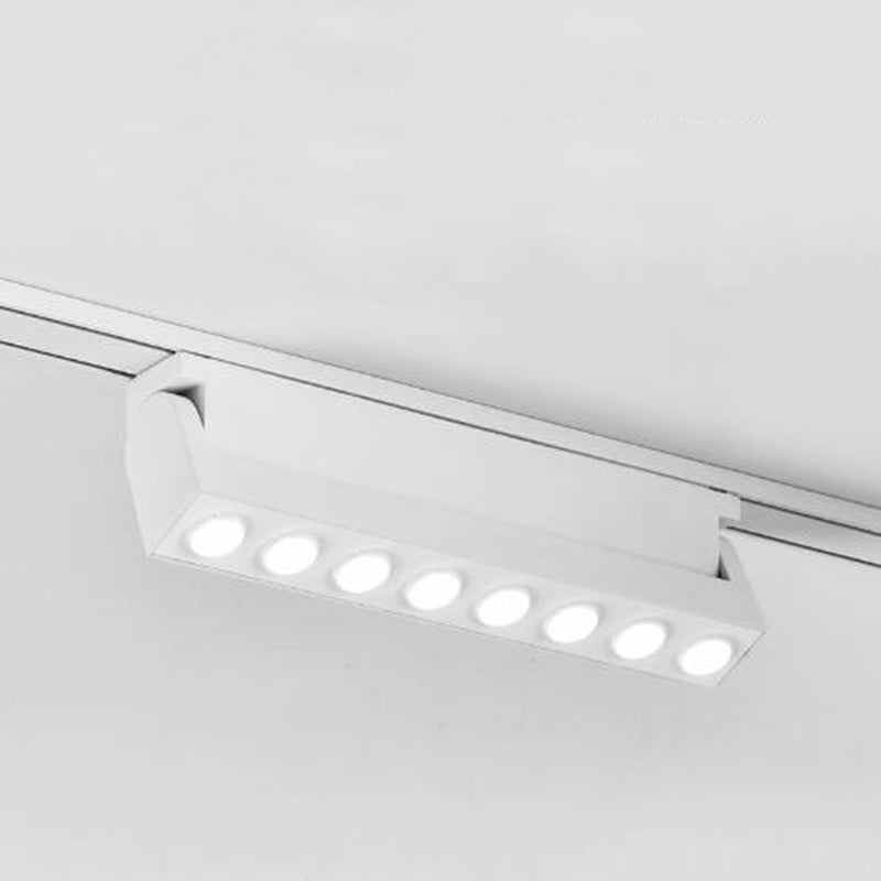 Ultra-Thin Surface Mounted Magnetic Track Light - Adjustable Spotlight Flush Mount Ceiling Light For Living Room