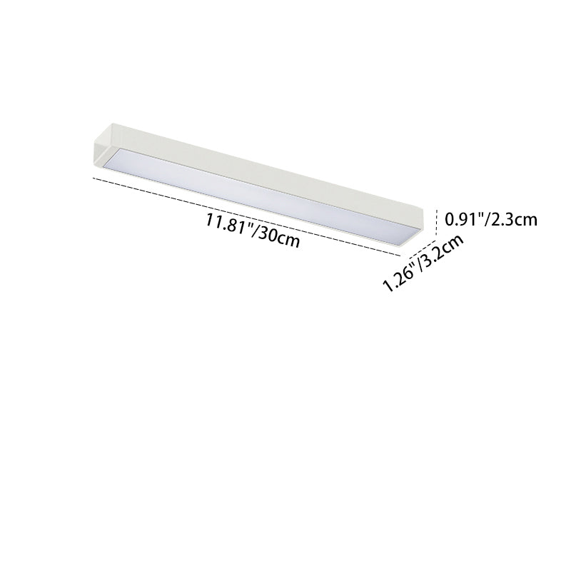 Ultra-Thin Surface Mounted Magnetic Track Light - Adjustable Spotlight Flush Mount Ceiling Light For Living Room