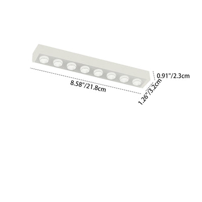 Ultra-Thin Surface Mounted Magnetic Track Light - Adjustable Spotlight Flush Mount Ceiling Light For Living Room