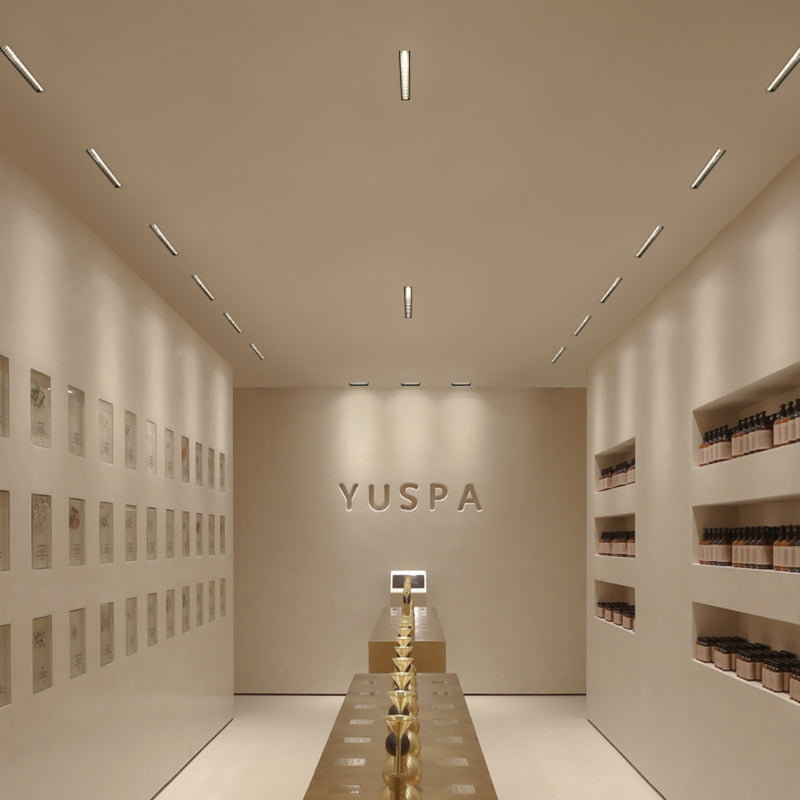 Minimalist Recessed Linear Smart LED Flush Mount Ceiling Light - Eye-Comfort With Anti-Glare Optical Design For Home Office