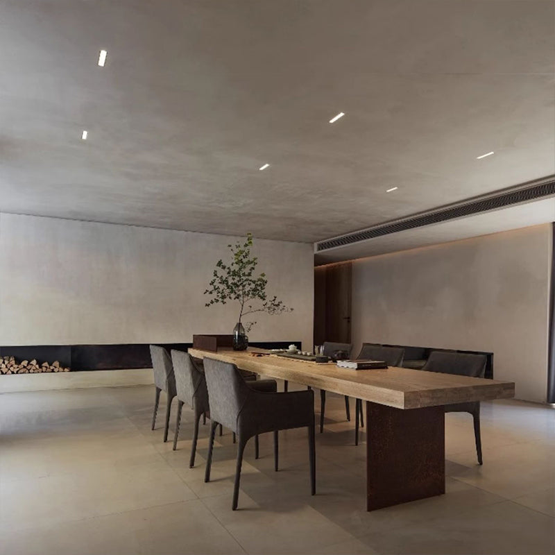 Minimalist Recessed Linear Smart LED Flush Mount Ceiling Light - Eye-Comfort With Anti-Glare Optical Design For Home Office