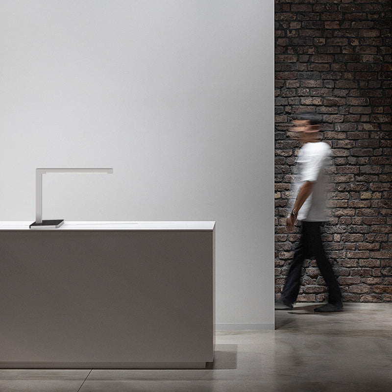 Aluminum LED Desk Lamp With Wireless Charger - Rotatable Eye-Protection Lamp For Study