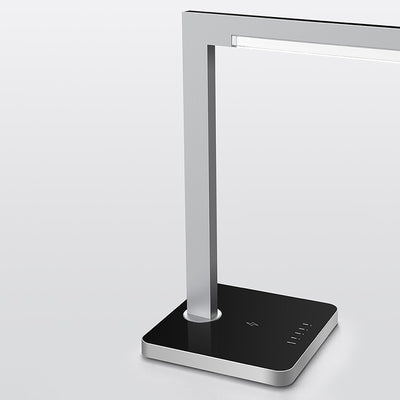 Aluminum LED Desk Lamp With Wireless Charger - Rotatable Eye-Protection Lamp For Study
