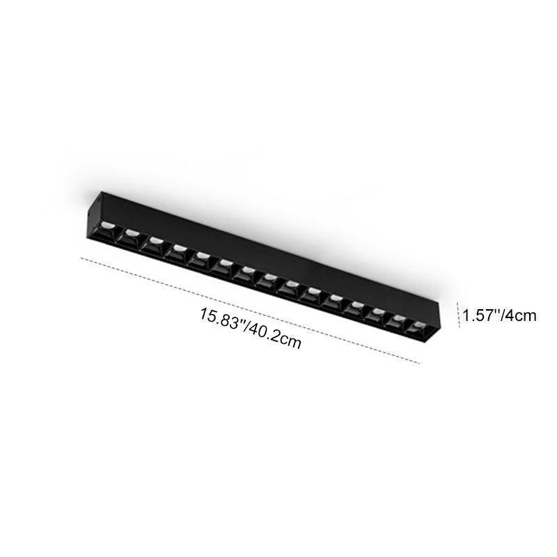 インダストリアル マグネティックトラック リニアペンダントライト - ブラッシュドシルバーアルミニウム製 LEDリニア照明システム オフィス用 
