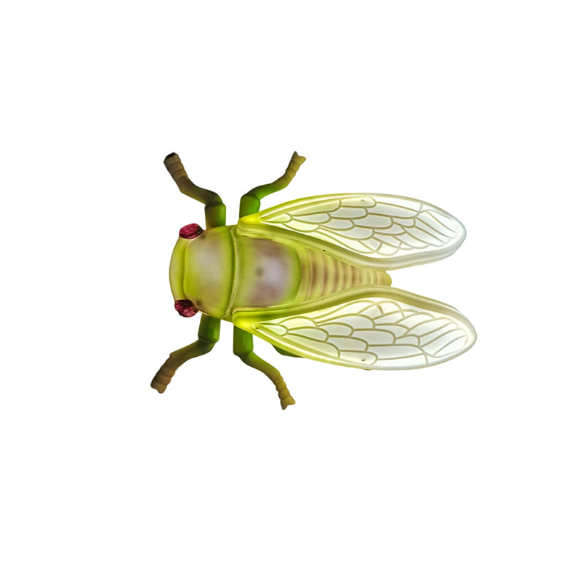 Waterproof Art Deco Animated Cicada LED Outdoor Light Landscape Lighting - With Flapping Wings &amp; Sound For Garden