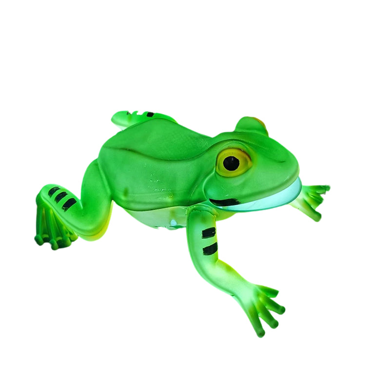 Art Deco Waterproof Animated Frog LED Outdoor Light - Moving Mouth &amp; Sound For Outdoor Patio Landscape Decor