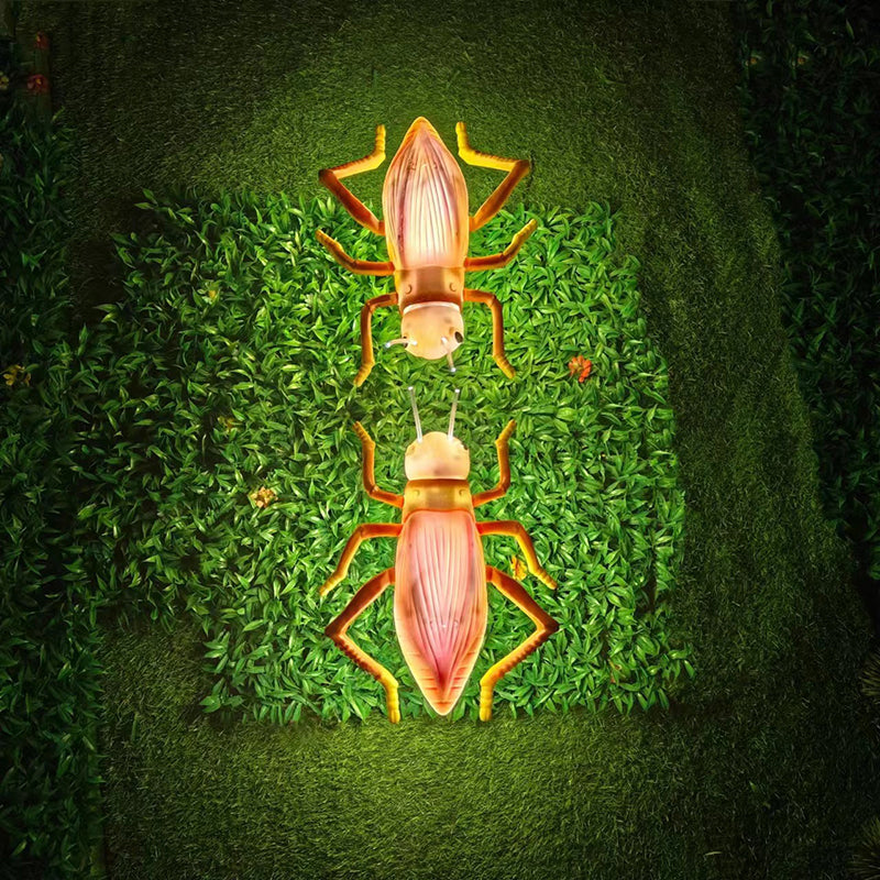 Waterproof Creative Animated Cricket LED Outdoor Light - Landscape Decor With Sound For Garden