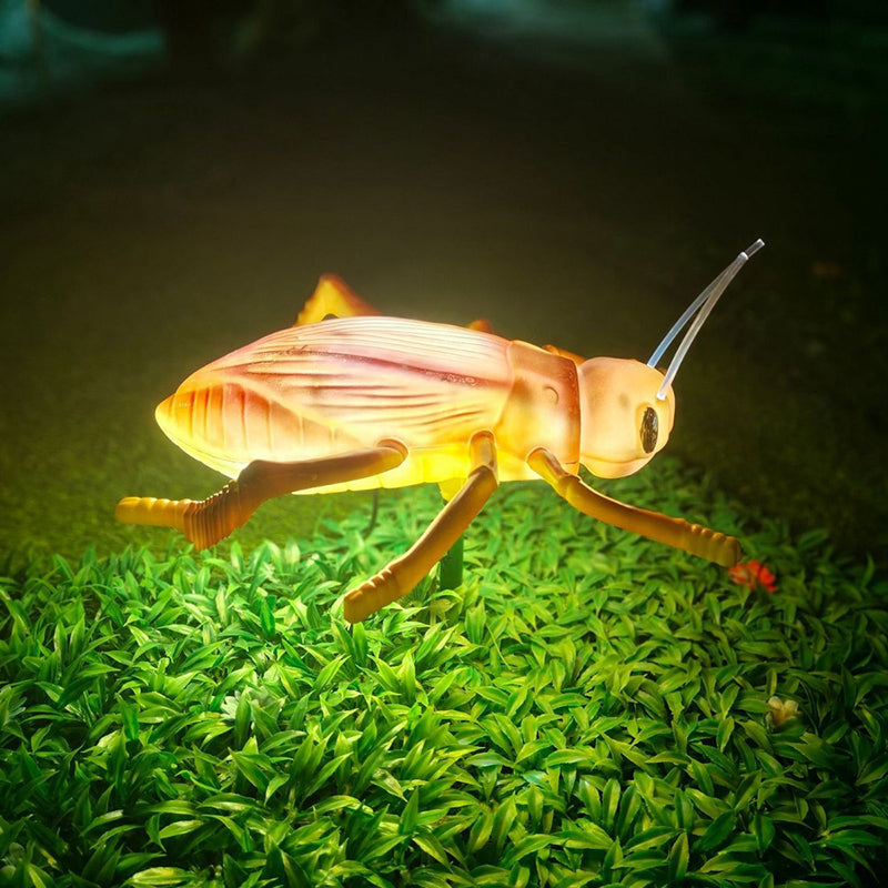 Waterproof Creative Animated Cricket LED Outdoor Light - Landscape Decor With Sound For Garden