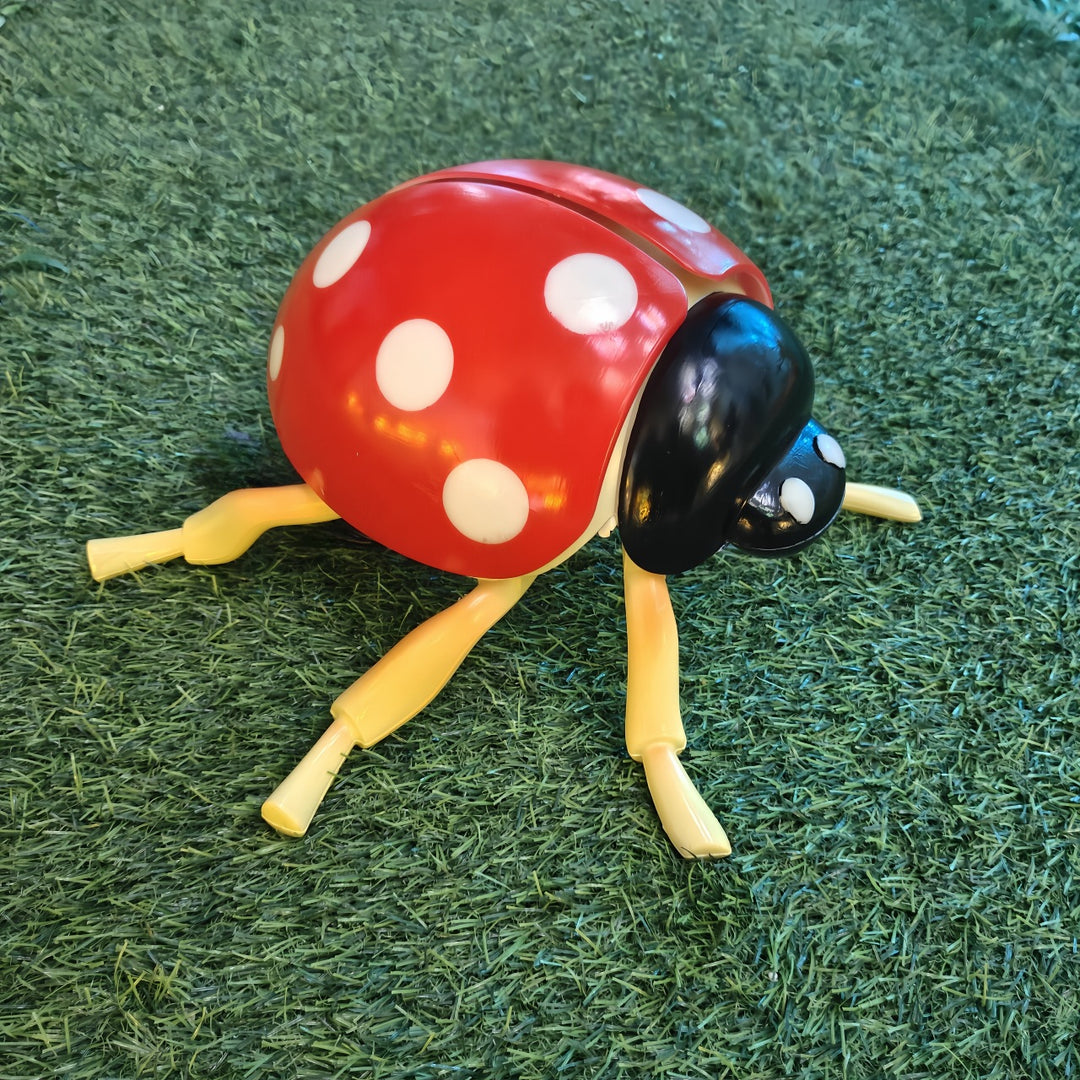 Art Deco Animated LED Ladybug Outdoor Light Set - Waterproof Landscape Decor With Sound For Garden