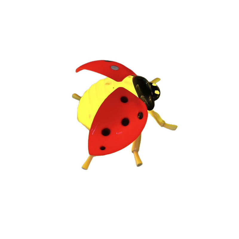 Art Deco Animated LED Ladybug Outdoor Light Set - Waterproof Landscape Decor With Sound For Garden