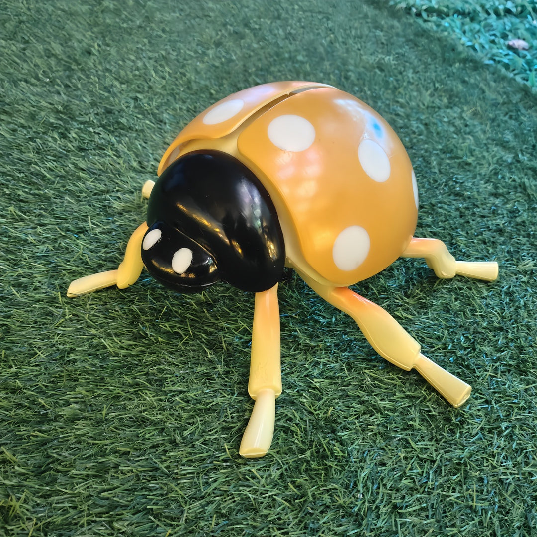 Art Deco Animated LED Ladybug Outdoor Light Set - Waterproof Landscape Decor With Sound For Garden