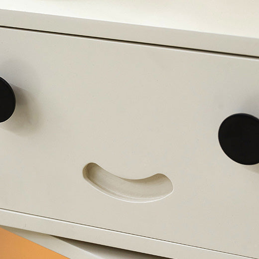 Zeitgenössischer kreativer Beistelltisch aus massivem Holz und Metall in Roboterform mit 2 Ablagen für Schlafzimmer & Wohnzimmer 